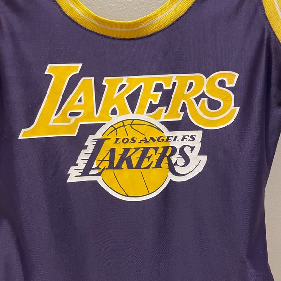 COPY - Los Angeles Lakers NBA Womens Bodysuit Purple Sleeveless Skinsuit sz M N… - Picture 4 of 4
